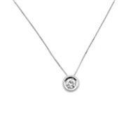 Collar Promesse Mujer in Oro blanco Diamante PPLAL06